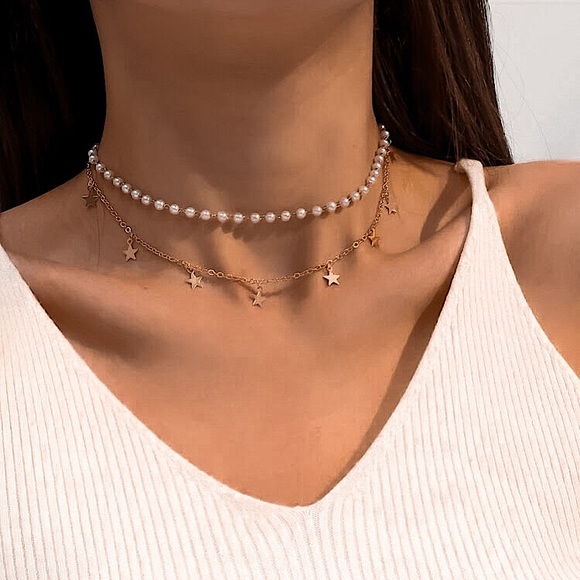 ⚜️[𝟯/$𝟭𝟴]⚜️NEW Pearl Delicate String Choker - Picture 5 of 13